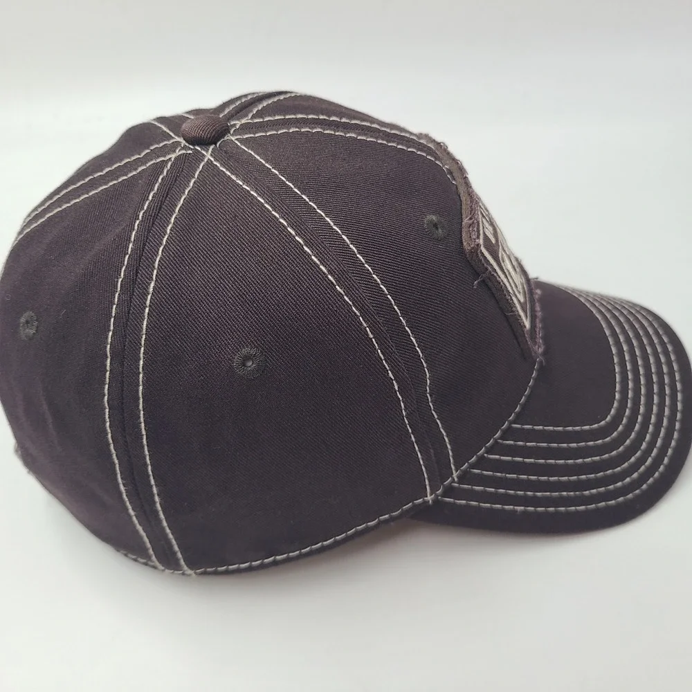 Universal Studios Hat Adjustable Brown Distressed Patch 1912 Logo Casual Men